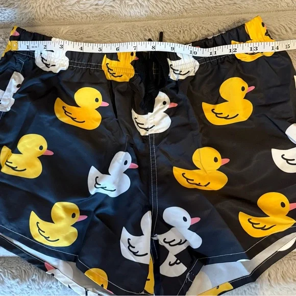 Duck Print Athletic Shorts-Size small - Picture 3 of 6